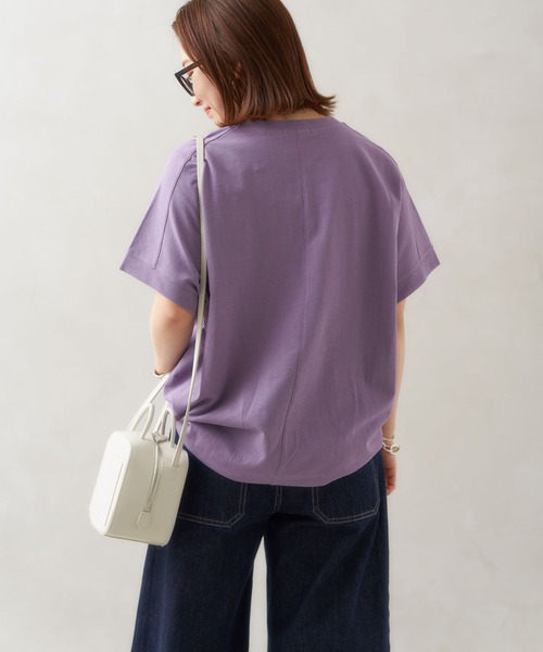 JOURNAL STANDARD(ジャーナルスタンダード)の「DEPENDインレーフォルムプルオーバー(Tシャツ/カットソー・レディース・パープル系その他/ブラック/ホワイト・FREE)」の17枚目の写真
