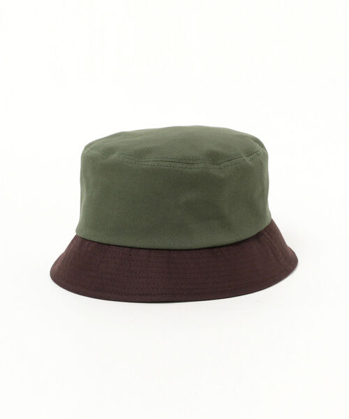 BEAMS(ビームス)の「FORONE / 2トーン バケット ハット(ハット・メンズ・オリーブ/ネイビー・ONE SIZE)」の4枚目の写真