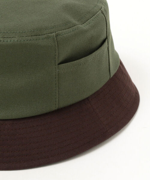 BEAMS(ビームス)の「FORONE / 2トーン バケット ハット(ハット・メンズ・オリーブ/ネイビー・ONE SIZE)」の5枚目の写真