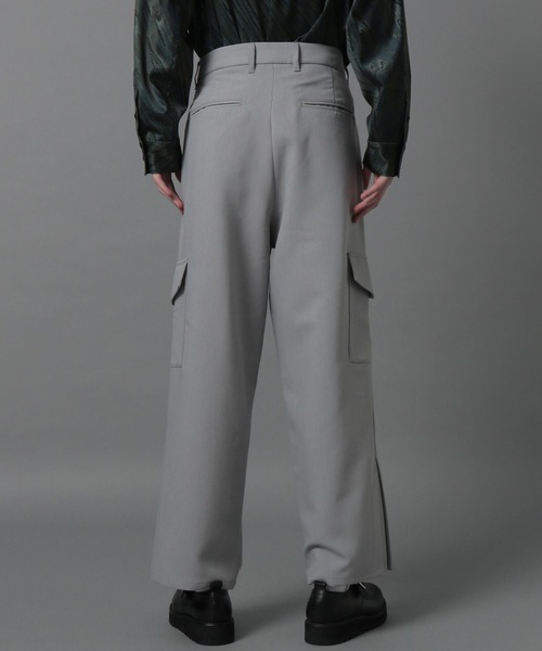 HARE(ハレ)の「【SETUP対応】ミルカーゴスラックス(HARE)(スラックス・メンズ・ライトグレー/ブラック・SMALL/MEDIUM)」の9枚目の写真