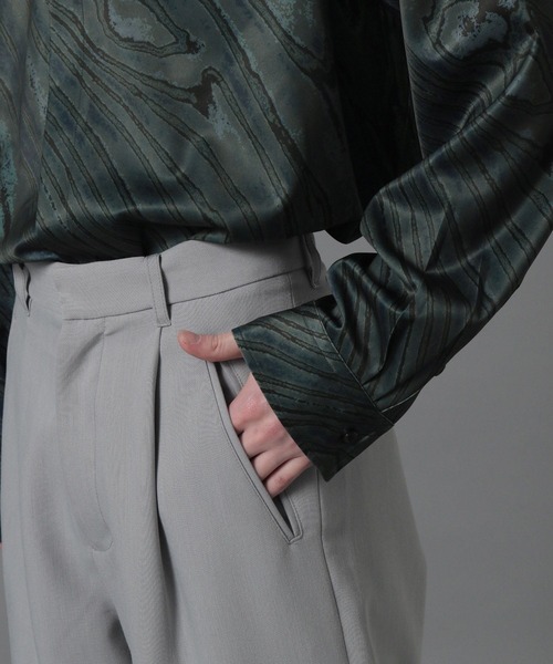 HARE(ハレ)の「【SETUP対応】ミルカーゴスラックス(HARE)(スラックス・メンズ・ライトグレー/ブラック・SMALL/MEDIUM)」の11枚目の写真