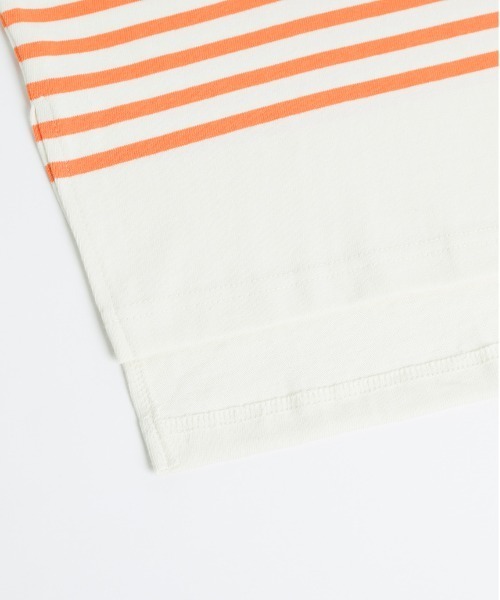 SUGAR BISKET（シュガービスケット）の「バスクボーダービッグロングＴシャツ（Tシャツ/カットソー・レディース・ブラック/ピンク/オレンジ/ブルー・フリー）」の11枚目の写真