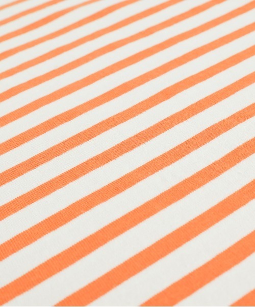 SUGAR BISKET（シュガービスケット）の「バスクボーダービッグロングＴシャツ（Tシャツ/カットソー・レディース・ブラック/ピンク/オレンジ/ブルー・フリー）」の19枚目の写真