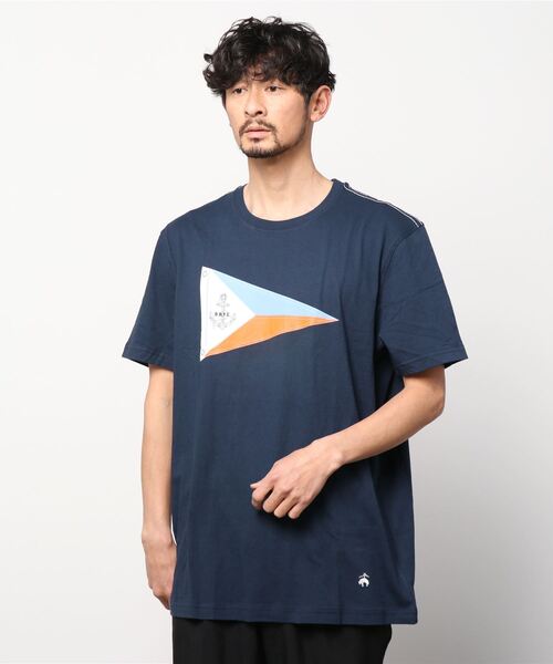 BROOKS BROTHERS(ブルックスブラザーズ)の「GF コットンジャージー ノーティカル フラッグプリント Tシャツ(Tシャツ/カットソー・メンズ・レッド/ネイビー・X-SMALL/MEDIUM/SMALL/LARGE)」の5枚目の写真
