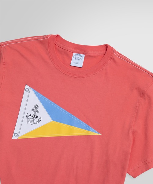 BROOKS BROTHERS(ブルックスブラザーズ)の「GF コットンジャージー ノーティカル フラッグプリント Tシャツ(Tシャツ/カットソー・メンズ・レッド/ネイビー・X-SMALL/MEDIUM/SMALL/LARGE)」の4枚目の写真