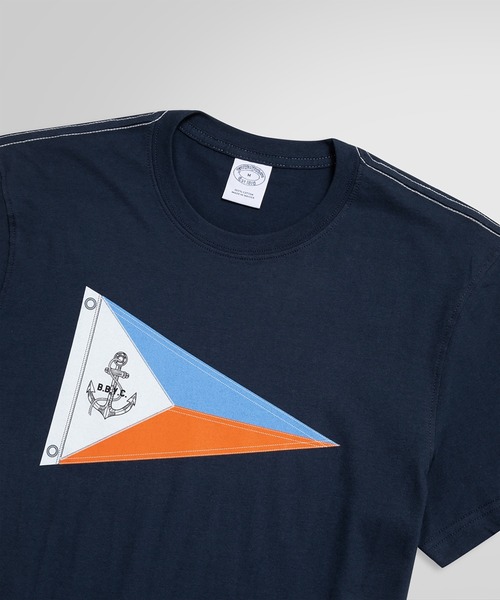 BROOKS BROTHERS(ブルックスブラザーズ)の「GF コットンジャージー ノーティカル フラッグプリント Tシャツ(Tシャツ/カットソー・メンズ・レッド/ネイビー・X-SMALL/MEDIUM/SMALL/LARGE)」の3枚目の写真