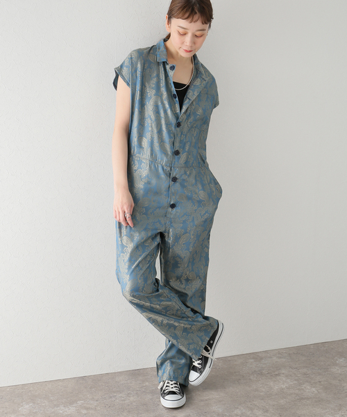 JOINT WORKS(ジョイントワークス)の「【REGENCY WORKS/リージェンシーワークス】Sleeveless coverall paisele(サロペット/オーバーオール・レディース・ライトブルー/オレンジ・FREE)」の14枚目の写真