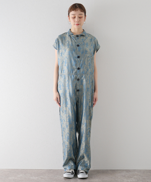 JOINT WORKS(ジョイントワークス)の「【REGENCY WORKS/リージェンシーワークス】Sleeveless coverall paisele(サロペット/オーバーオール・レディース・ライトブルー/オレンジ・FREE)」の19枚目の写真