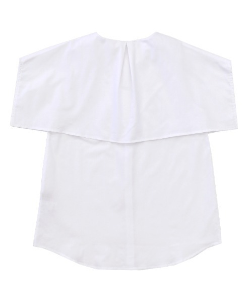 select MOCA（セレクトモカ）の「ビッグカラーノースリーブブラウス（シャツ/ブラウス・レディース・ブラック/オフホワイト・FREE）」の21枚目の写真