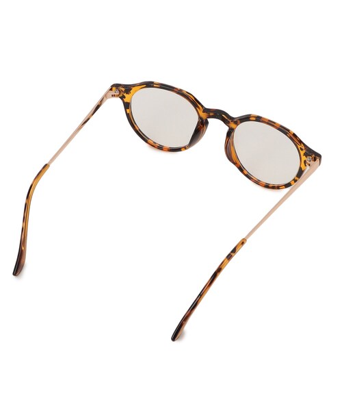 DRESKIP（ドレスキップ）の「◆【UVカット】サイドメタルクラウンパントダテメガネ（サングラス・レディース・ブラック/ブラウン系/ブラウン系4・00）」の5枚目の写真