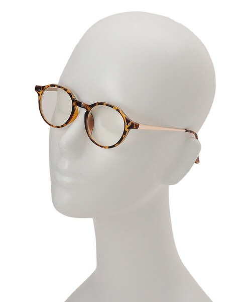 DRESKIP（ドレスキップ）の「◆【UVカット】サイドメタルクラウンパントダテメガネ（サングラス・レディース・ブラック/ブラウン系/ブラウン系4・00）」の8枚目の写真