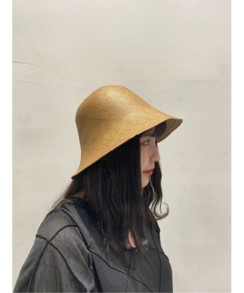 SLY（スライ）の「HAND MADE PAPER TULIP HAT ハンドメイド ペーパー チューリップ ハット（ハット・レディース・キャメル/ライトカーキ・FREE）」の21枚目の写真