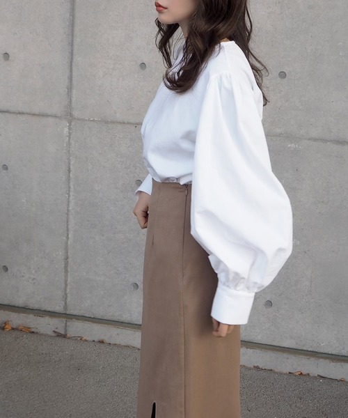 LAULEN（ローレン）の「volume sleeve blouse/ボリュームスリーブ