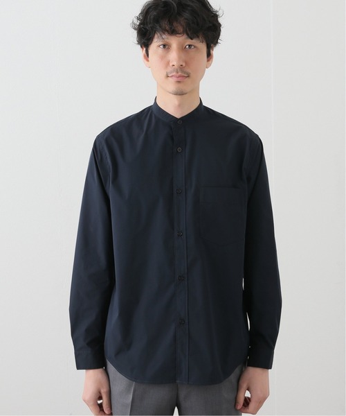 417 EDIFICE（フォーワンセブンエディフィス）の「ローンバンドカラーシャツ（シャツ/ブラウス・メンズ・ホワイト/ネイビー/ブラウン・SMALL/MEDIUM/LARGE）」の4枚目の写真