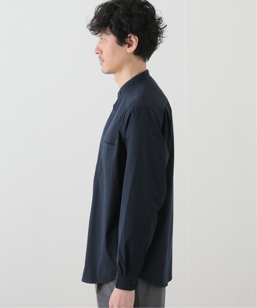 417 EDIFICE（フォーワンセブンエディフィス）の「ローンバンドカラーシャツ（シャツ/ブラウス・メンズ・ホワイト/ネイビー/ブラウン・SMALL/MEDIUM/LARGE）」の7枚目の写真