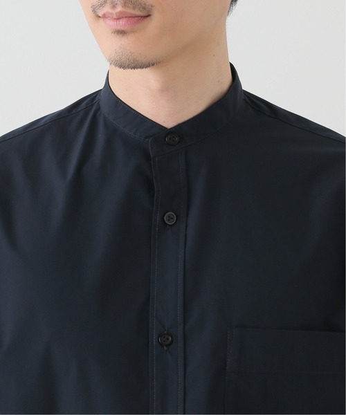 417 EDIFICE（フォーワンセブンエディフィス）の「ローンバンドカラーシャツ（シャツ/ブラウス・メンズ・ホワイト/ネイビー/ブラウン・SMALL/MEDIUM/LARGE）」の18枚目の写真