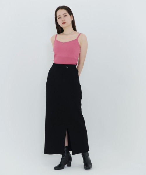 TINA：JOJUN（ティーナジョジュン）の「リブニット キャミソール TINA：JOJUN（キャミソール・レディース・ネイビー/サックスブルー/ピンク・M）」の18枚目の写真