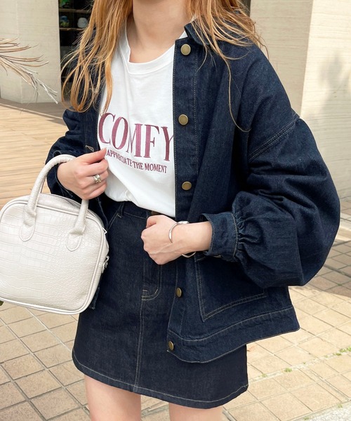 apres jour(アプレジュール)の「【セットアップ可能】台形デニムスカート【ZOZOTOWN限定アイテム】(スカート・レディース・ダークブルー/オフホワイト/ピンク・LARGE/MEDIUM/SMALL/X-LARGE)」の21枚目の写真