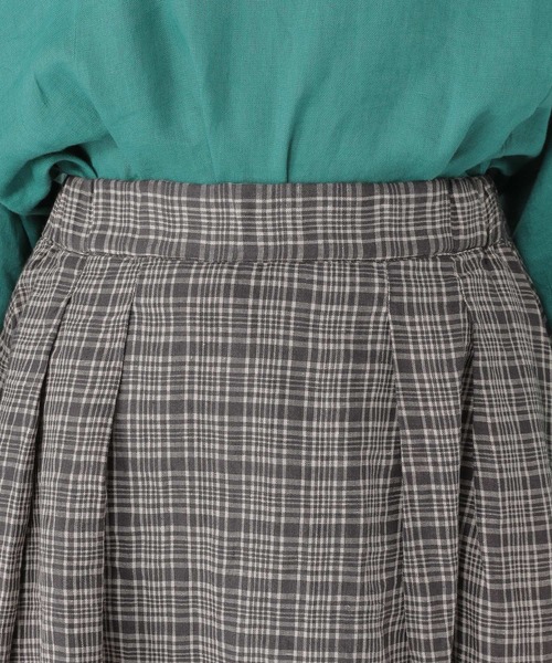 studio CLIP（スタディオクリップ）の「リネン100タックフレアスカート（スカート・レディース・その他1/その他2/ブルー・MEDIUM/LARGE）」の16枚目の写真