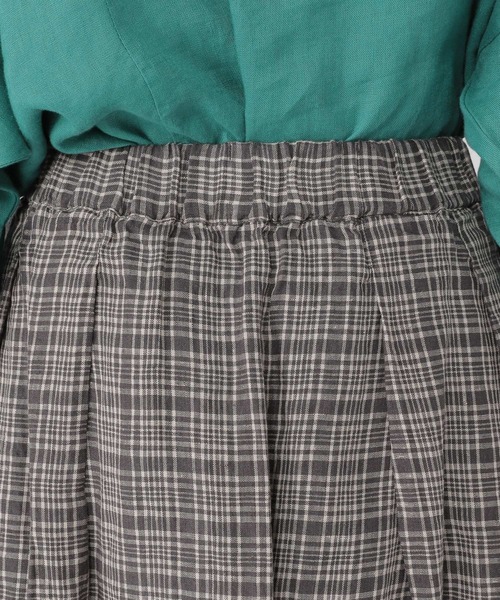 studio CLIP（スタディオクリップ）の「リネン100タックフレアスカート（スカート・レディース・その他1/その他2/ブルー・MEDIUM/LARGE）」の19枚目の写真