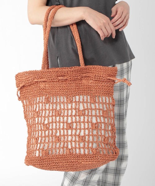 studio CLIP(スタディオクリップ)の「やわらか雑材トートバッグ(トートバッグ・レディース・グレー/オレンジ/グリーン/ベージュ・FREE)」の4枚目の写真