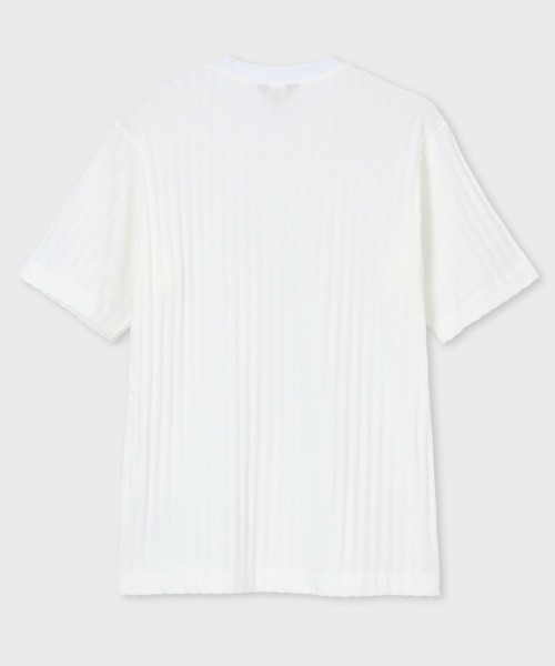 Paul Smith COLLECTION(ポールスミスコレクション)の「ワイドリブ Vネック カットソー / 124307 J2224(Tシャツ/カットソー・メンズ・ホワイト/ブラック・MEDIUM/LARGE/X-LARGE)」の9枚目の写真