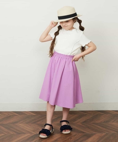 a.v.v（アーヴェヴェ）の「[KIDS]ブレードカンカン帽（ハット・キッズ・ベージュ/ブラウン・54）」の5枚目の写真