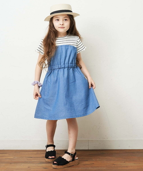 a.v.v（アーヴェヴェ）の「[KIDS]ブレードカンカン帽（ハット・キッズ・ベージュ/ブラウン・54）」の7枚目の写真