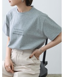 メッセージロゴTシャツ