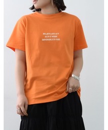 メッセージロゴTシャツ