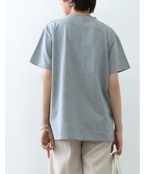 Re:EDIT(リエディ)の「メッセージロゴTシャツ(Tシャツ/カットソー・レディース・オレンジ/ホワイト/杢グレー/グリーン・LARGE/MEDIUM)」の11枚目の写真