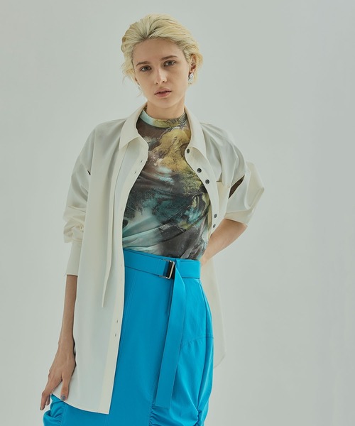 UNITED TOKYO（ユナイテッドトウキョウ）の「オーバーシャツ（シャツ/ブラウス・レディース・ホワイト/ピンク/グリーン・FREE）」の20枚目の写真