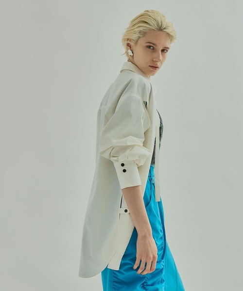 UNITED TOKYO（ユナイテッドトウキョウ）の「オーバーシャツ（シャツ/ブラウス・レディース・ホワイト/ピンク/グリーン・FREE）」の9枚目の写真