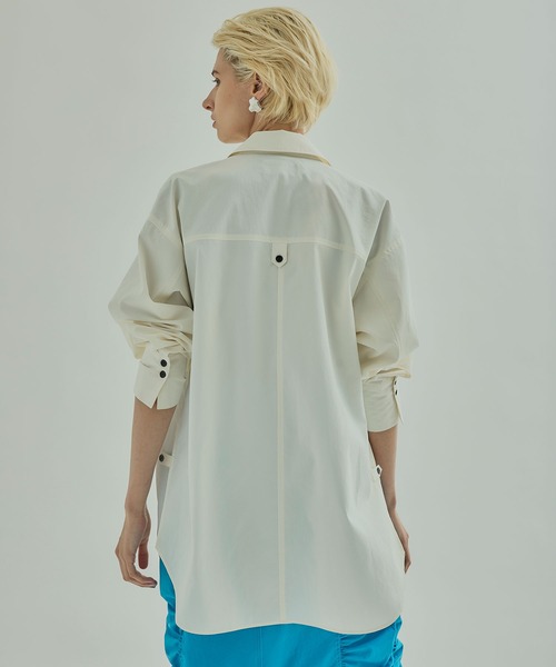 UNITED TOKYO（ユナイテッドトウキョウ）の「オーバーシャツ（シャツ/ブラウス・レディース・ホワイト/ピンク/グリーン・FREE）」の4枚目の写真