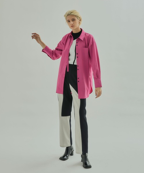 UNITED TOKYO（ユナイテッドトウキョウ）の「オーバーシャツ（シャツ/ブラウス・レディース・ホワイト/ピンク/グリーン・FREE）」の19枚目の写真