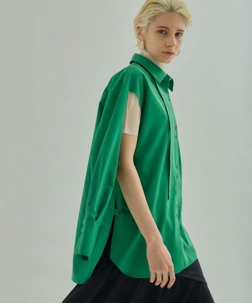 UNITED TOKYO（ユナイテッドトウキョウ）の「オーバーシャツ（シャツ/ブラウス・レディース・ホワイト/ピンク/グリーン・FREE）」の17枚目の写真