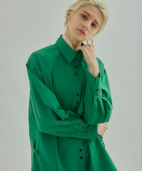 UNITED TOKYO（ユナイテッドトウキョウ）の「オーバーシャツ（シャツ/ブラウス・レディース・ホワイト/ピンク/グリーン・FREE）」の15枚目の写真