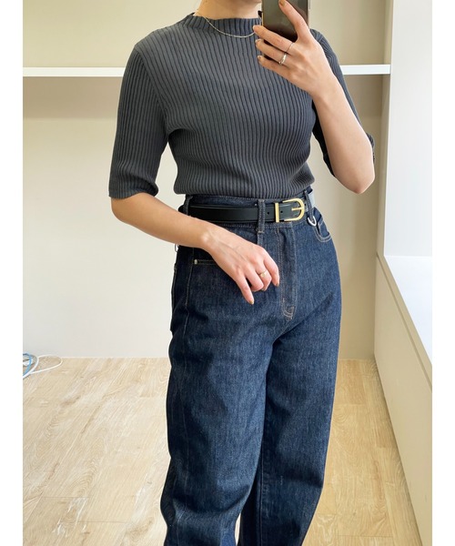 HERMES 2025aw 半袖 ニットトップス　⭐︎ デザインがかわいい☆】HERMES 半袖セーター Candy Libris (HERMES