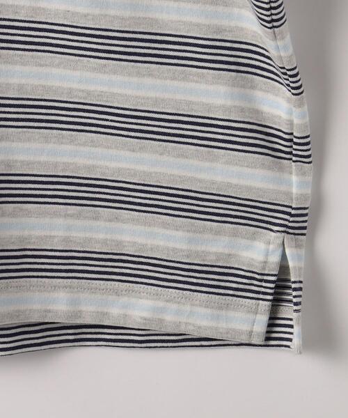 wonderland(ワンダーランド)の「<wonderland> BORDER TEE/Tシャツ(Tシャツ/カットソー・メンズ・グレー/ブラウン・1/0)」の6枚目の写真