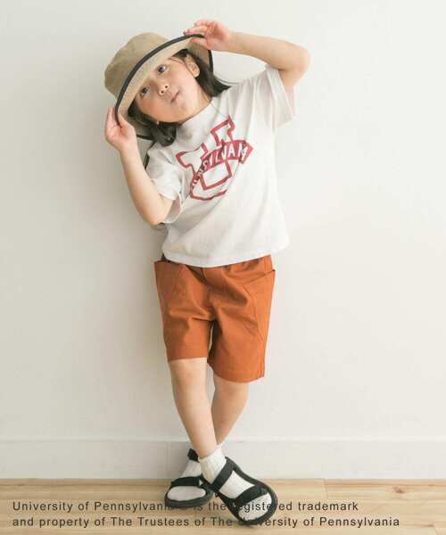 URBAN RESEARCH DOORS（アーバンリサーチドアーズ）の「『親子リンク』カレッジプリントTシャツ(KIDS)（Tシャツ/カットソー・キッズ・ホワイト系その他/ネイビー・105/135/120）」の17枚目の写真