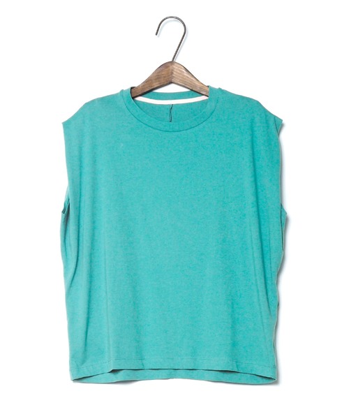 Crisp（クリスプ）の「ショルダータックTシャツ（Tシャツ/カットソー・レディース・ホワイト/ブルー・FREE）」の22枚目の写真