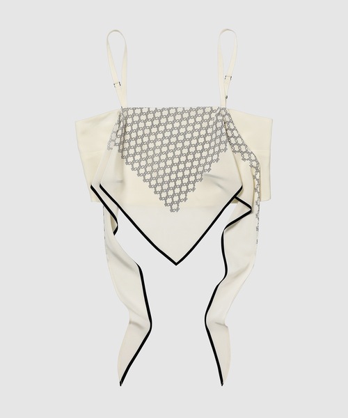 LOW CLASSIC（ロウ クラシック）の「SCARF TOP（キャミソール）」 - WEAR