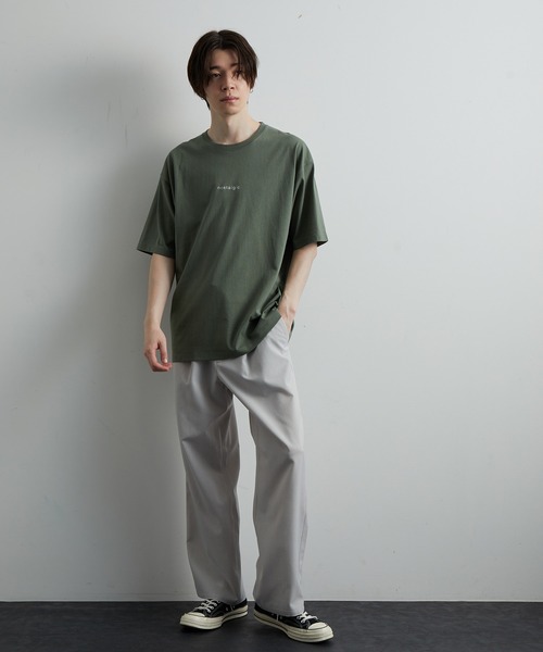 JUNRED（ジュンレッド）の「ノスタルジックグラフィックTシャツ（Tシャツ/カットソー・メンズ・ホワイト/チャコールグレー/カーキ・LL/M/L）」の14枚目の写真