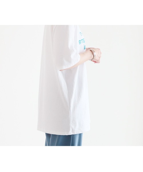 reca(レカ)の「カジュアルロゴプリントTシャツ(Tシャツ/カットソー・レディース・ネイビー/グレー/オフホワイト・FREE)」の18枚目の写真