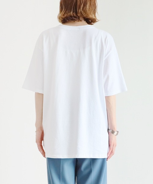 reca(レカ)の「カジュアルロゴプリントTシャツ(Tシャツ/カットソー・レディース・ネイビー/グレー/オフホワイト・FREE)」の20枚目の写真