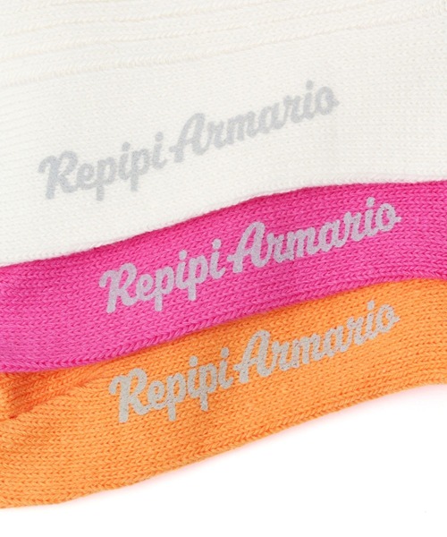 repipi armario（レピピ アルマリオ）の「カラーリブソックス（ソックス/靴下・キッズ・ブラック系その他/グリーン系その他/ピンク/ブルー/ホワイト/オレンジ系その他・FREE）」の11枚目の写真