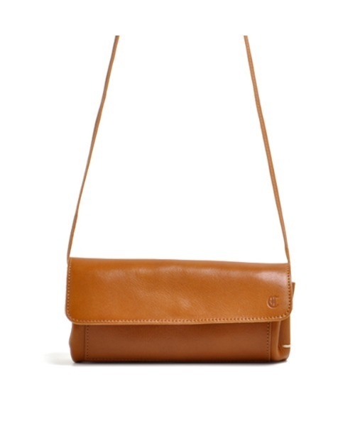 CLEDRAN（クレドラン）の「【本革 財布機能付き】CL3449 BAGU 2WAY WALLET SHOULDER（ショルダーバッグ・レディース・ブラック/キャメル/グリーン・FREE）」の7枚目の写真