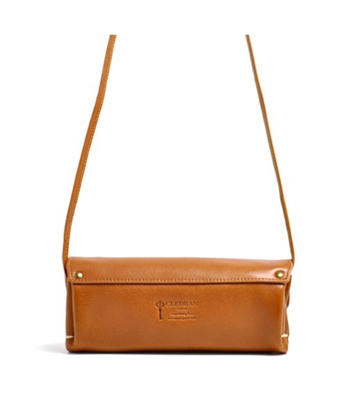 CLEDRAN（クレドラン）の「【本革 財布機能付き】CL3449 BAGU 2WAY WALLET SHOULDER（ショルダーバッグ・レディース・ブラック/キャメル/グリーン・FREE）」の10枚目の写真