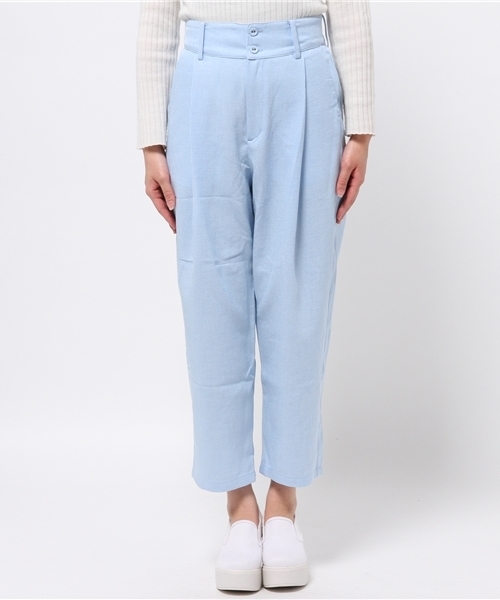 mystic（ミスティック）の「ワイドタックロングPT（その他パンツ・レディース・ブラック/サックスブルー/ネイビー/ベージュ/ブルー・ﾌﾘ-）」の11枚目の写真