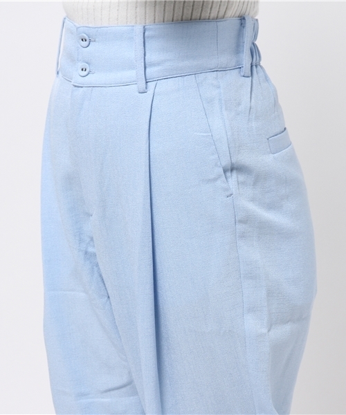 mystic（ミスティック）の「ワイドタックロングPT（その他パンツ・レディース・ブラック/サックスブルー/ネイビー/ベージュ/ブルー・ﾌﾘ-）」の14枚目の写真